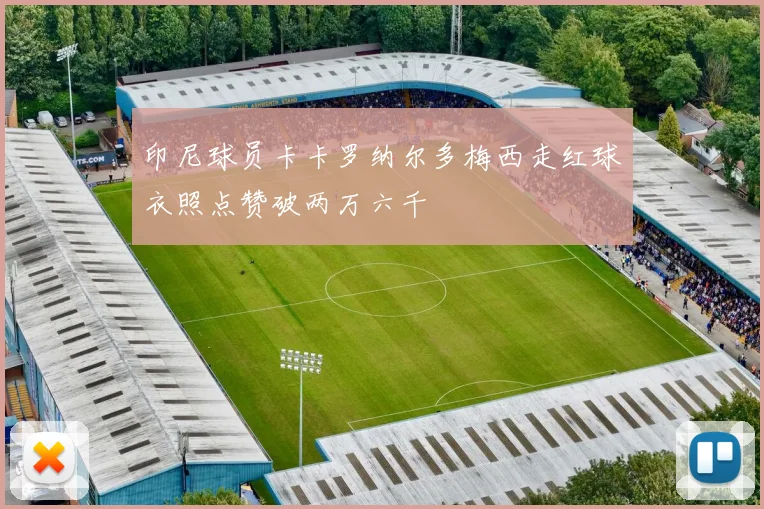 印尼球员卡卡罗纳尔多梅西走红球衣照点赞破两万六千